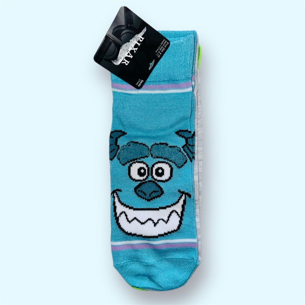 New Monster Inc 3pc Sock Set